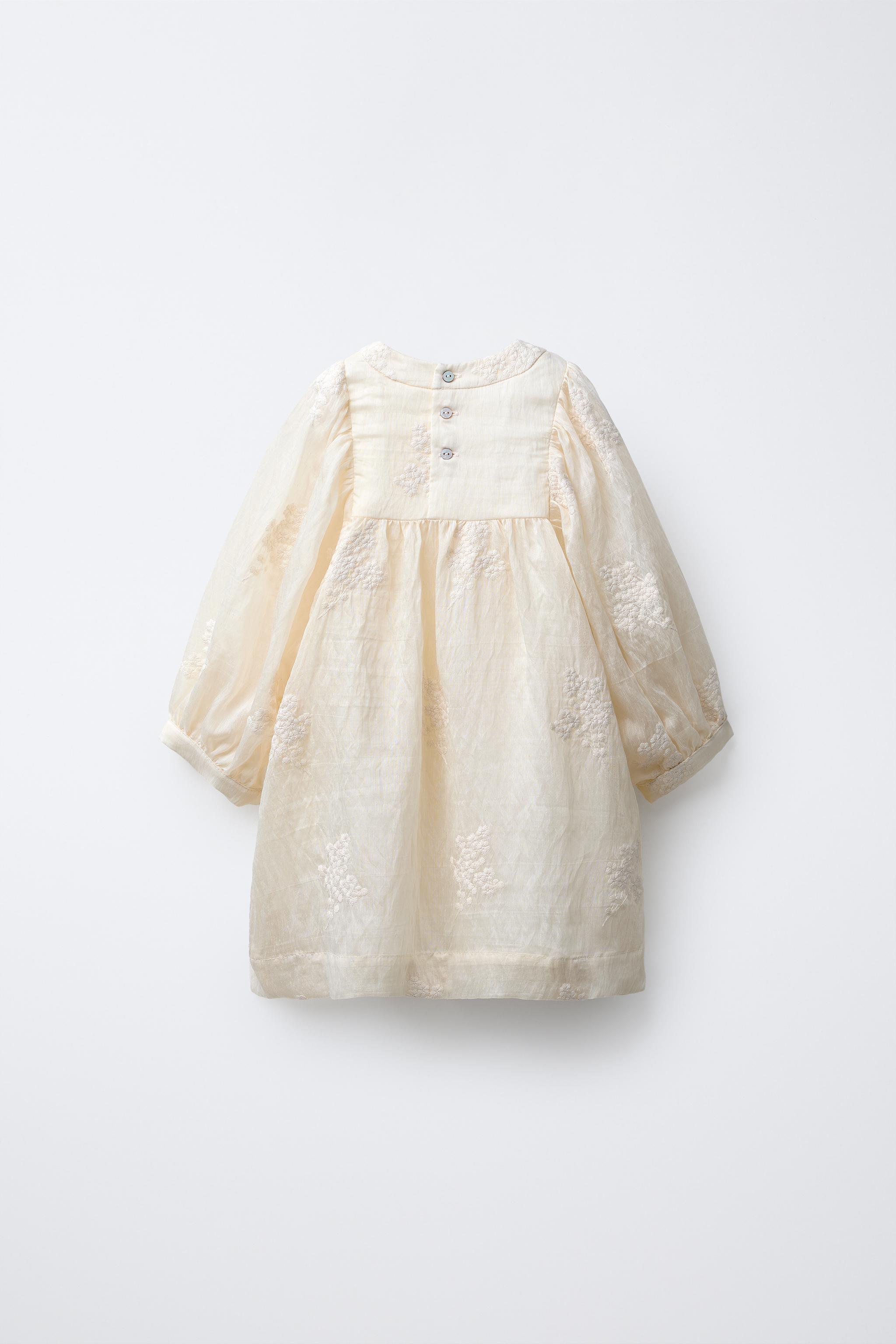 EMBROIDERED FLORAL DRESS