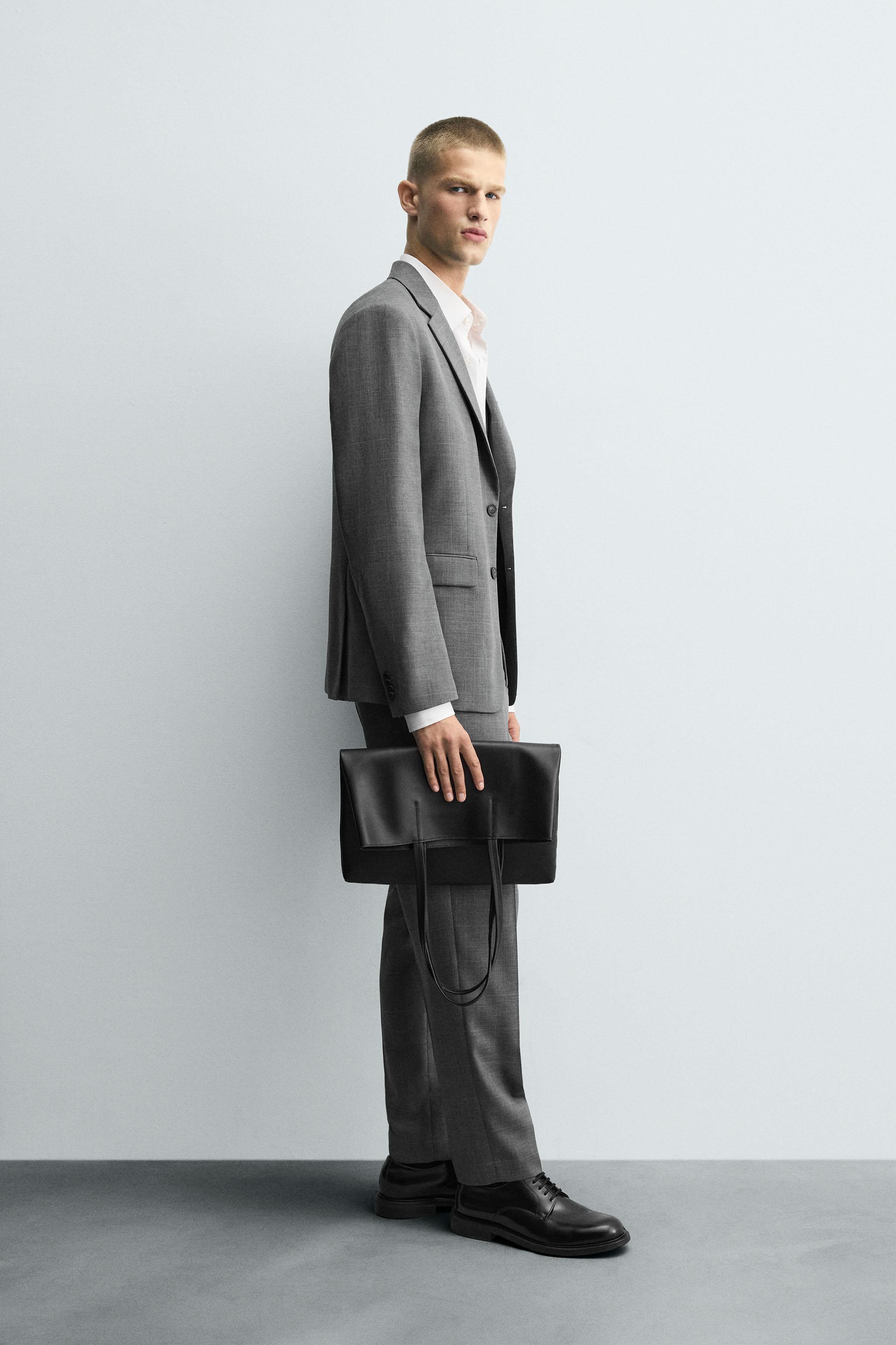チェック柄テクスチャースーツ | ZARA Japan / 日本