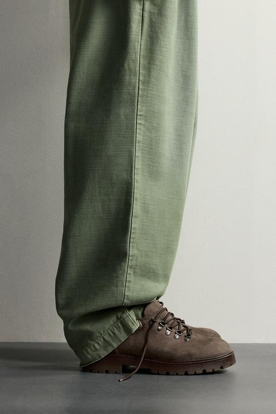 TRACK MOUNTAIN SHOES - Taupe Grey by Zara - Image 0