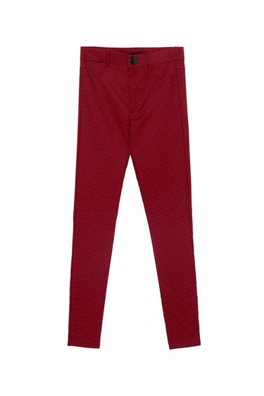 HIGH WAIST HOUNDSTOOTH LEGGINGS