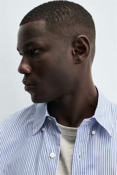 STRIPED REGULAR FIT SHIRT - striped by Zara - Image 5