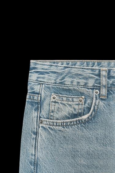Zara ZW COLLECTION RELAXED MID-RISE JEANS - Light blue