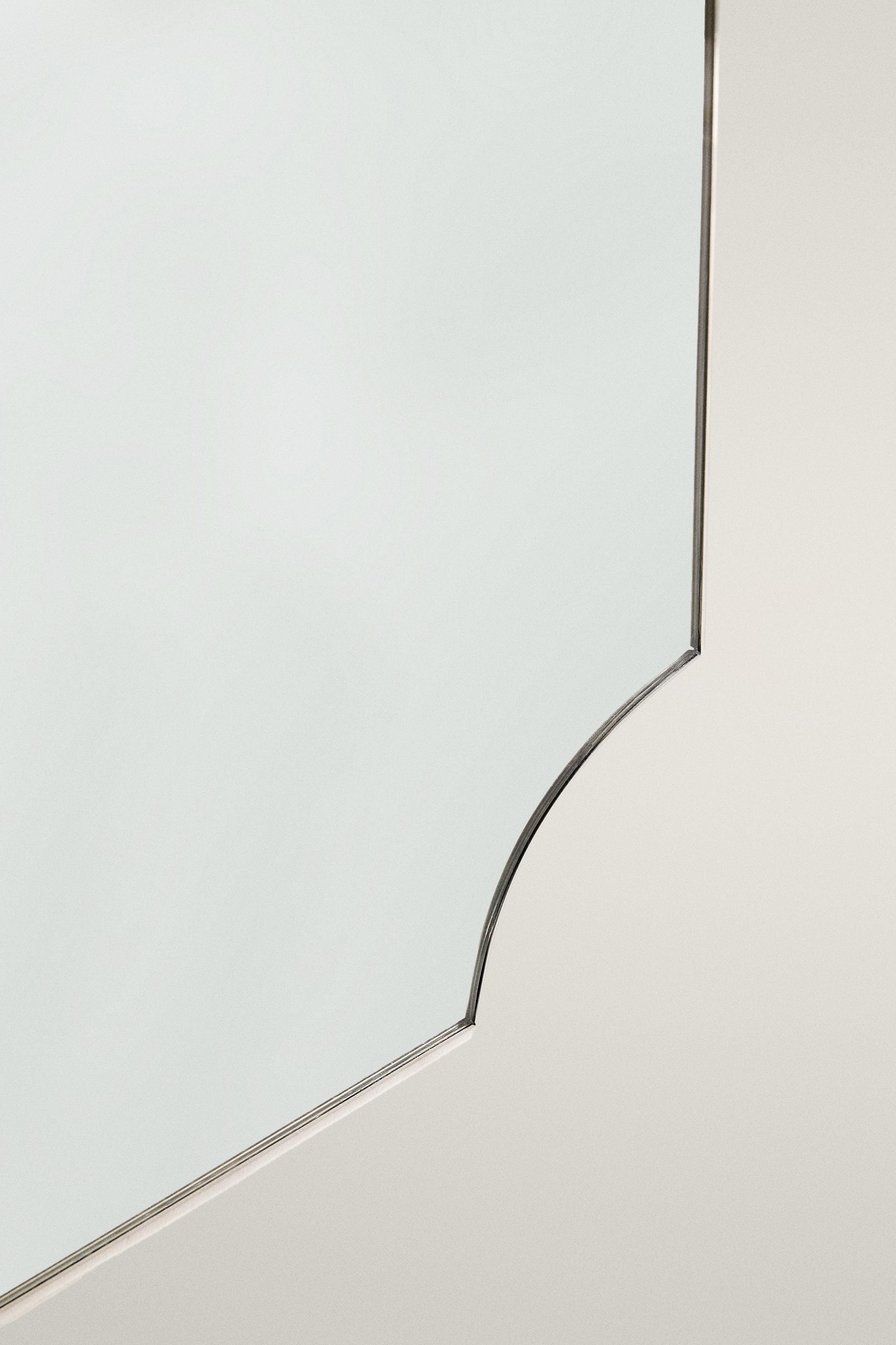 MIROIR CONTOUR ARGENT