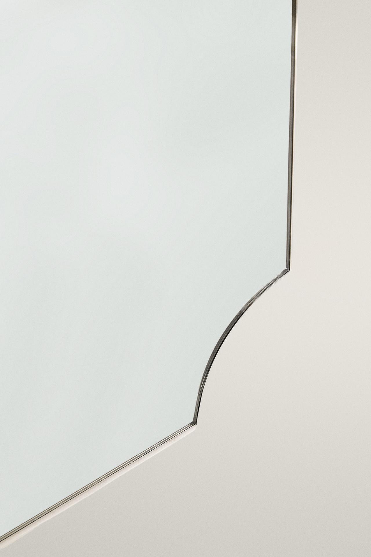 SILVER EDGE MIRROR — Silver