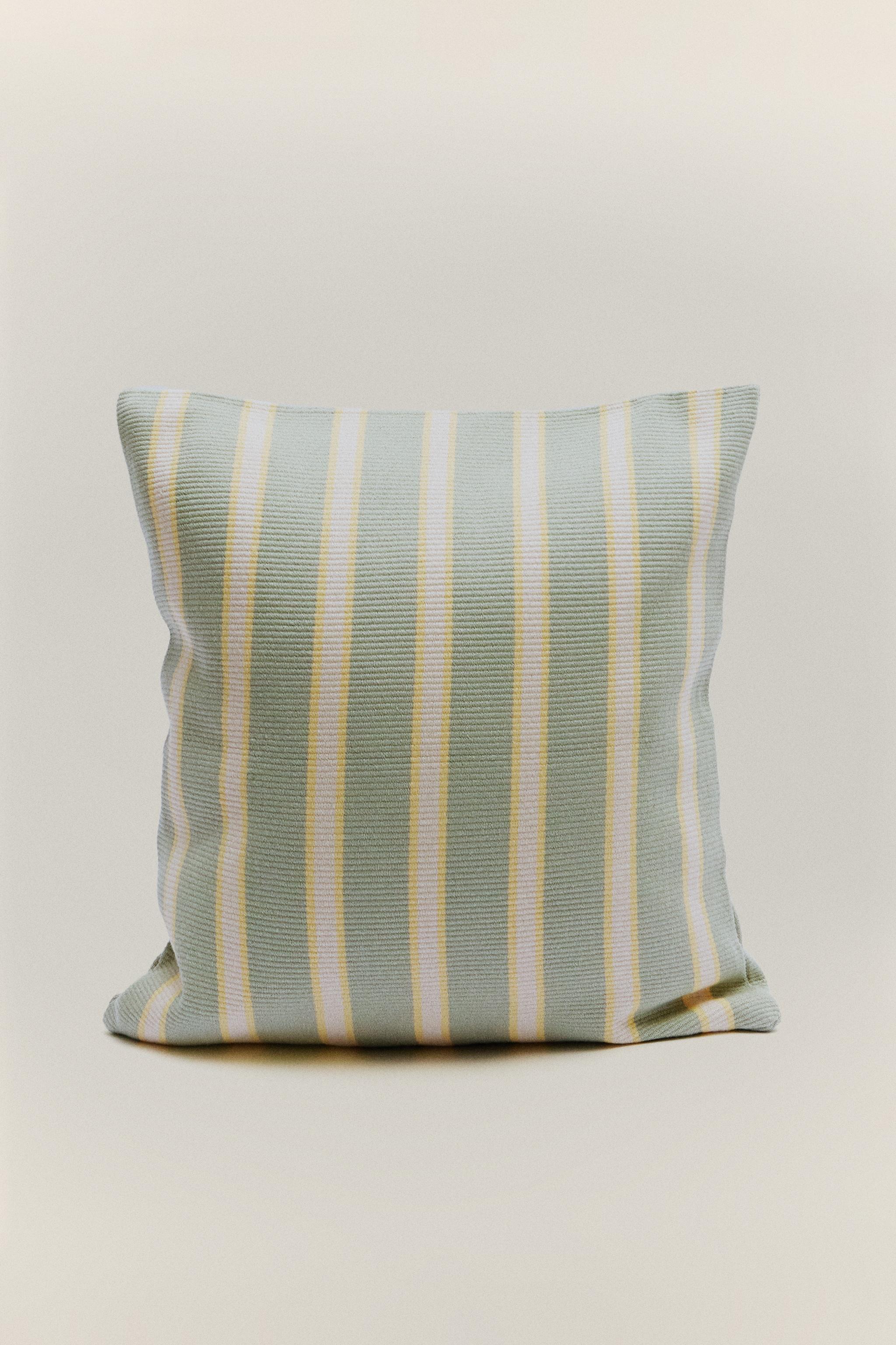 HOUSSE DE COUSSIN RAYURES
