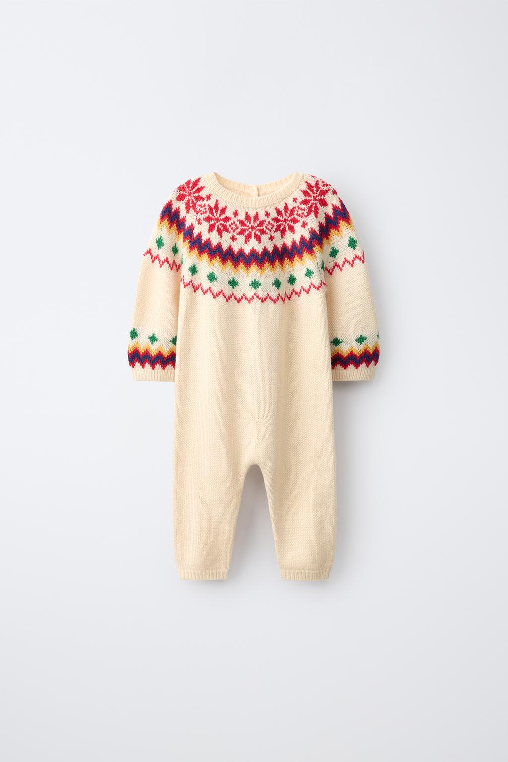 JACQUARD WOOL BLEND LONG JUMPSUIT