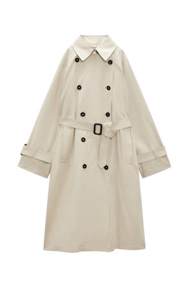 OVERSIZE TRENCH COAT WITH TABS