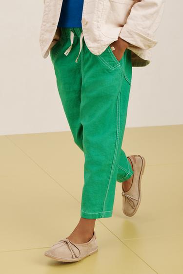 LTHR BLLT FLTS - Marron de Zara - Image 3