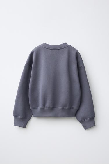 VARSITY PRINT SWEATSHIRT — Faded blue 2
