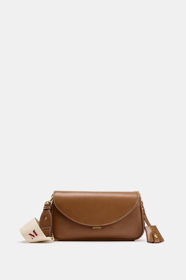LONG CROSSBODY BAG - Dark tan by Zara - Image 2