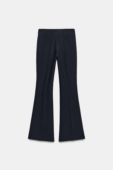 PANTALON FLARE À COUTURES LATÉRALES - Bleu marine de Zara - Image 5