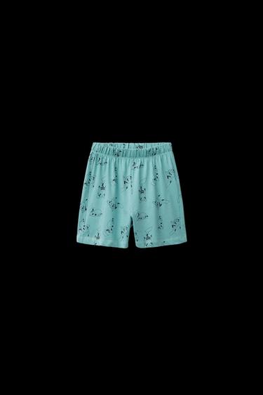 Zara 6-14 YEARS/ PIKACHU POKÉMON ™ T-SHIRT AND BERMUDA PAJAMAS - Blue green