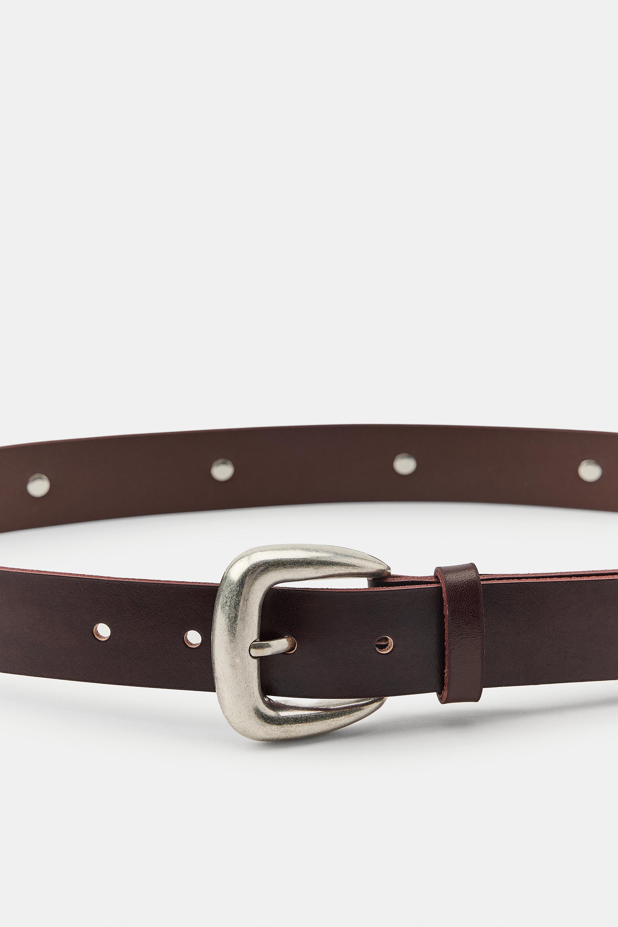CEINTURE EN CUIR 100% CLOUS CŒUR