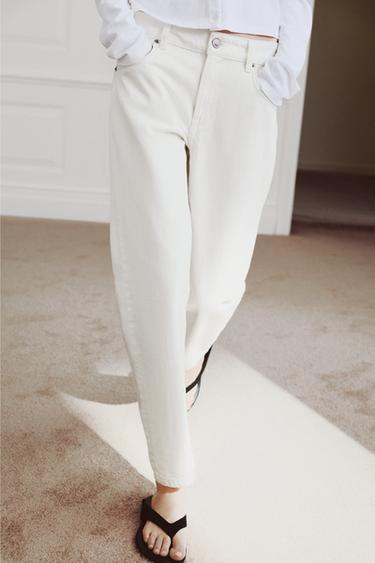 JEAN ZW COLLECTION CIGARETTE TAILLE MOYENNE - Blanc de Zara - Image 1
