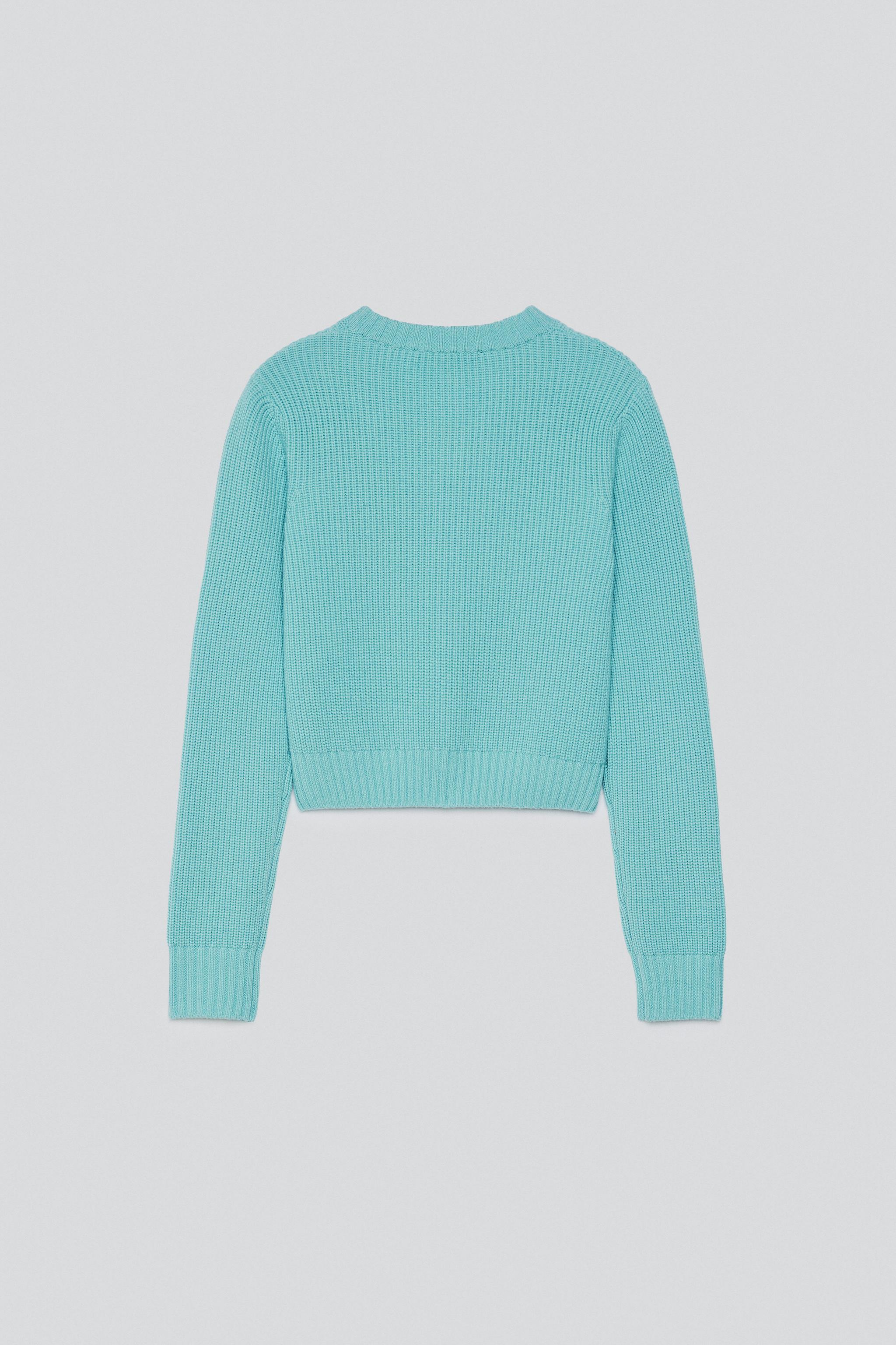 100% CASHMERE CROPPED FIT CARDIGAN