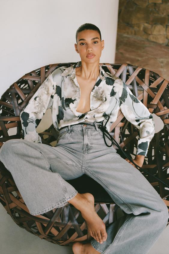 Camicie Donna Camicia Bianca Trasparente Zara Camicia Bianca Maxi