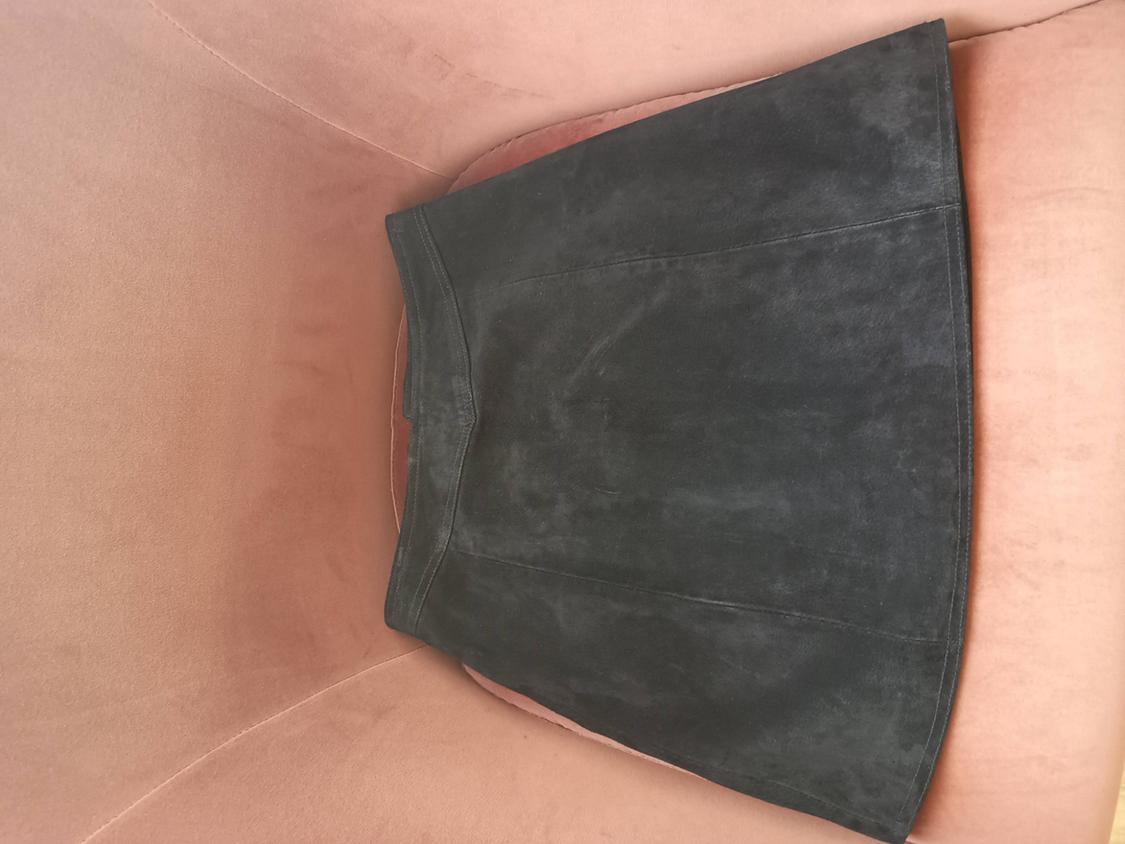 SUEDE MINI SKIRT WITH PRINT - Image 2