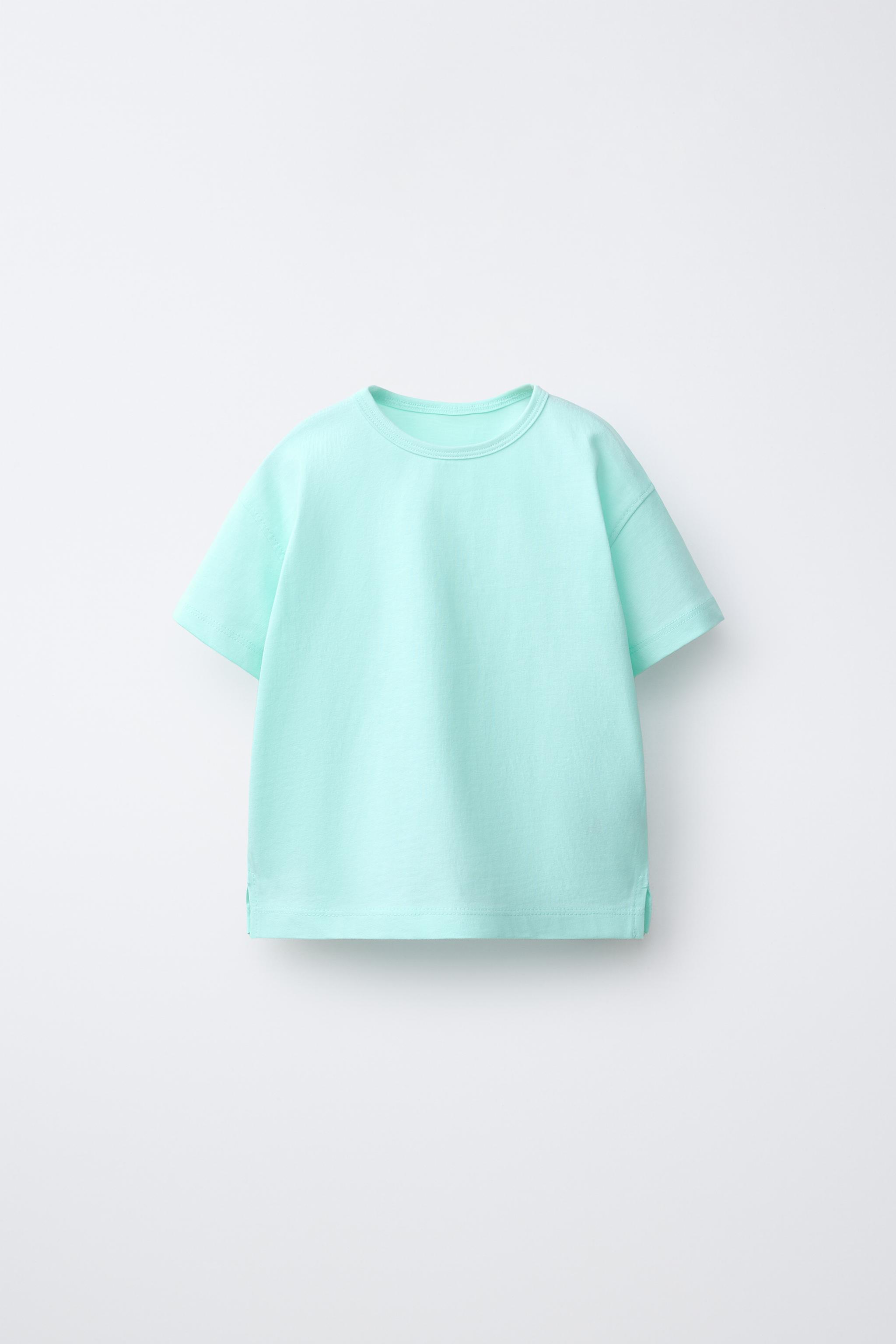 PLAIN T-SHIRT — Aquamarine