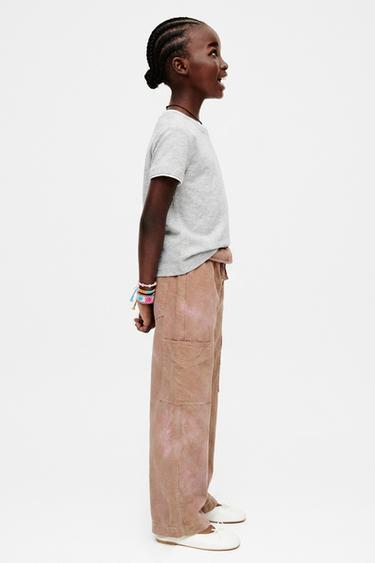 TIE DYE TROUSERS - Russet by Zara