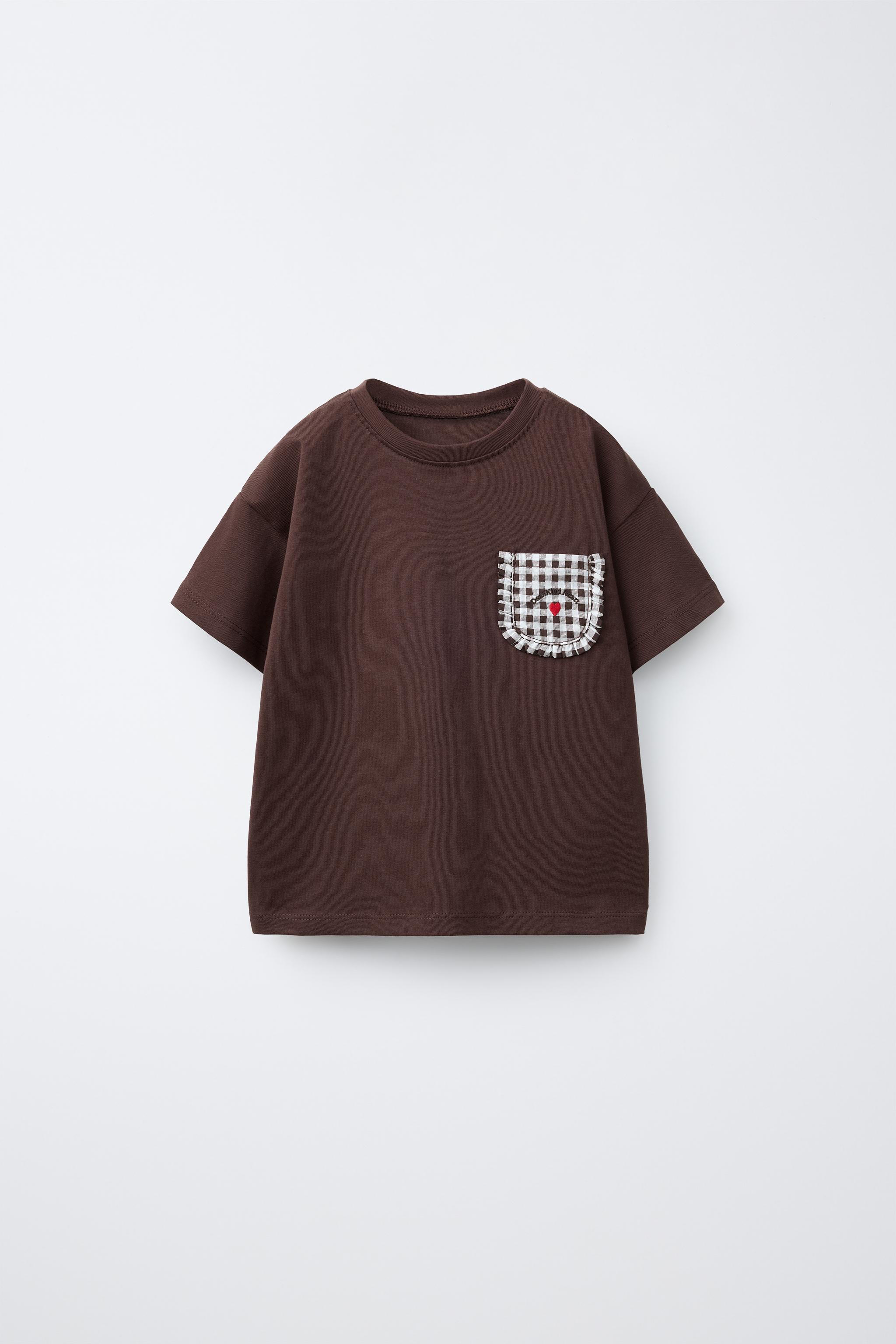 PRINTED POCKET T-SHIRT - navy | ZARA United States
