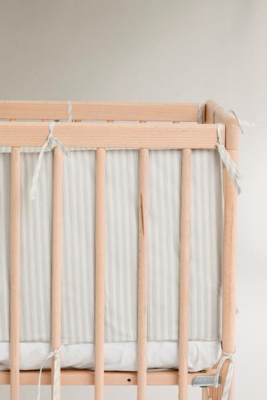 CHILDREN'S STRIPED COT BUMPER COVER - striped by Zara - Image 2