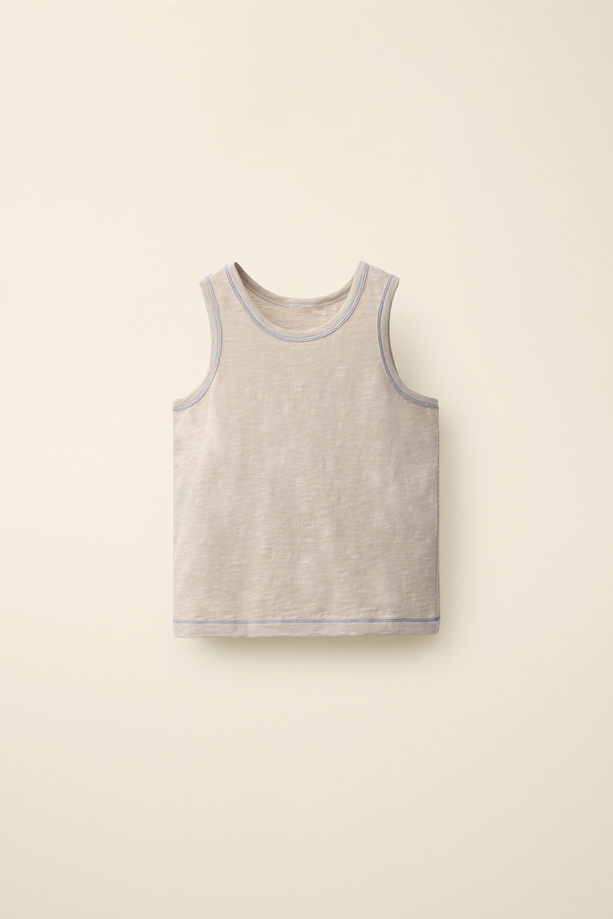 Детские футболки Zara TOPSTITCHED T-SHIRT CREATED BY CARAMEL LONDON X — фото 2