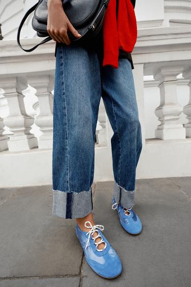 SPORTY BALLET FLATS — Blue 2