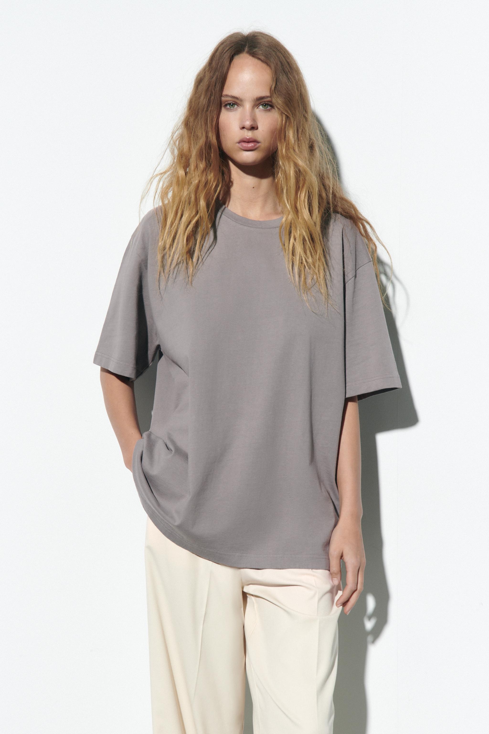 Camisetas discount zara basicas