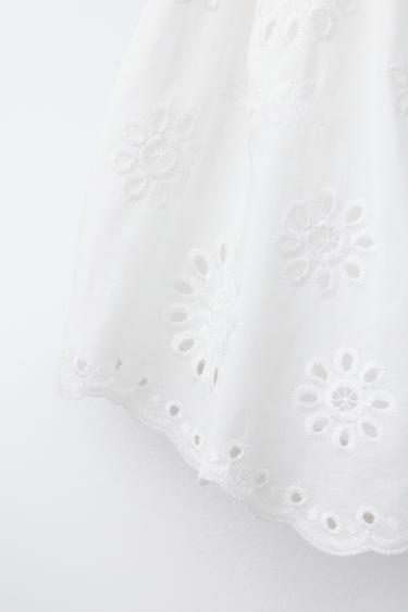 BERMUDA BRODERIE SUISSE - Blanc de Zara - Image 3