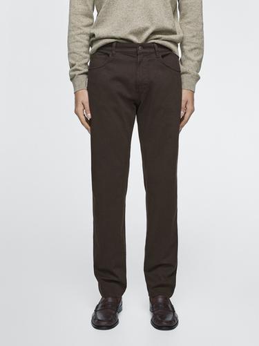 Zara Tapered fit jeans - Brown