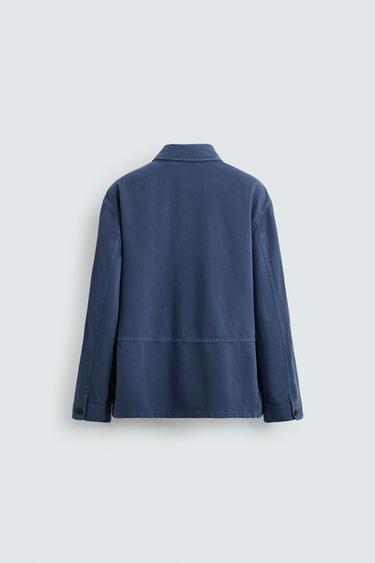 WASHED POCKET JACKET - Bluish by Zara - Image 7
