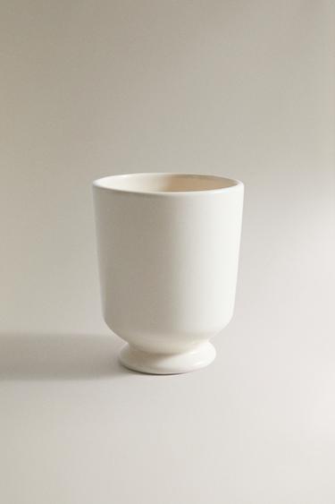 CREAM CERAMIC TOOTHBRUSH HOLDER - Cream by Zara - Image 0
