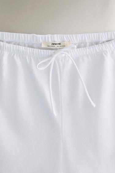 SHORT COTON DENTELLE - Blanc de Zara - Image 2