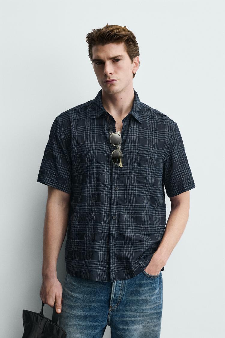 ZARA REGULAR FIT CHECK SHIRT