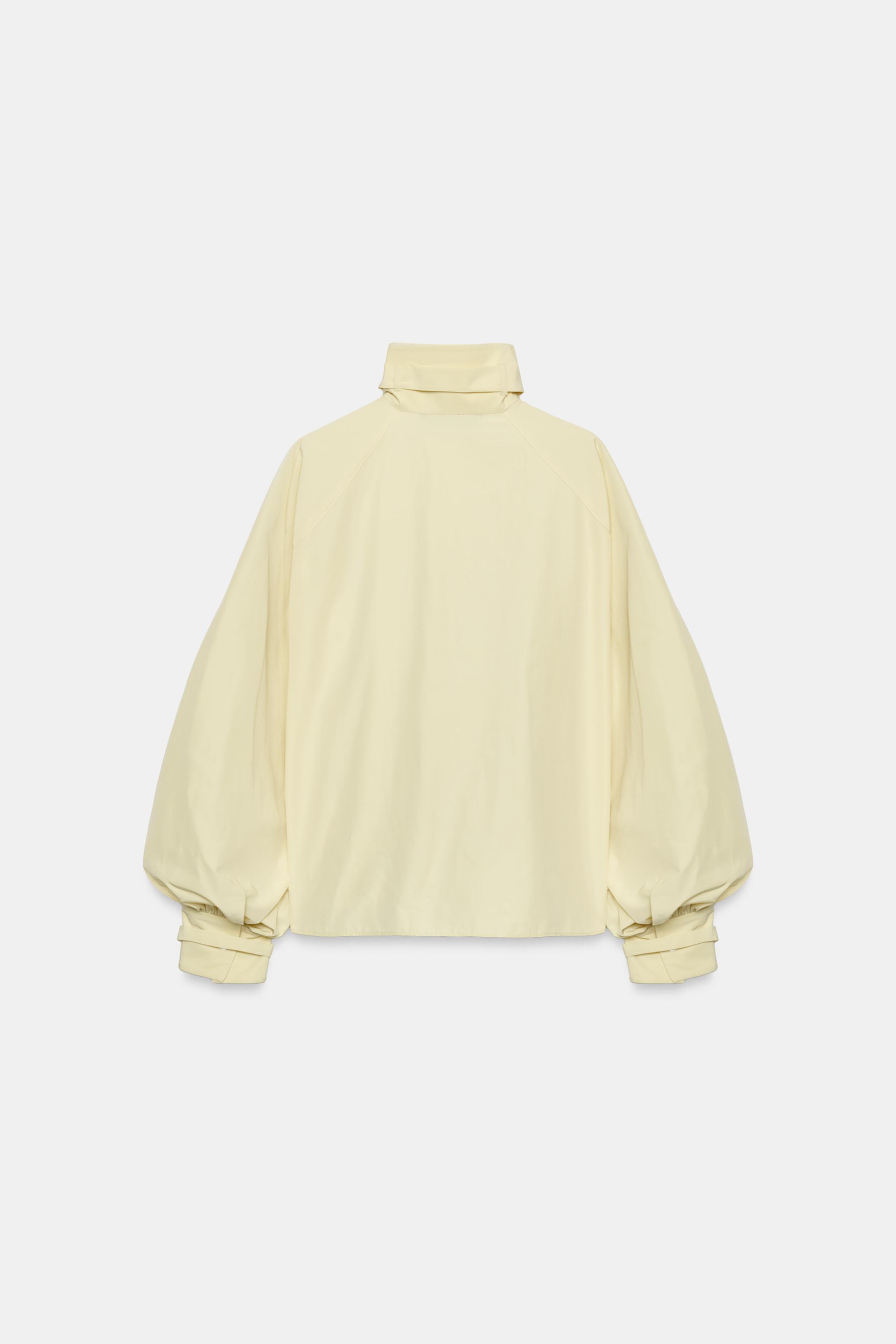 BUCKLED POPLIN SHIRT