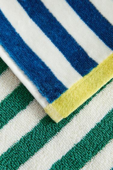 SERVIETTE DE BAIN ENFANT VELOURS X THE ANIMALS OBSERVATORY - Bleu de Zara - Image 3