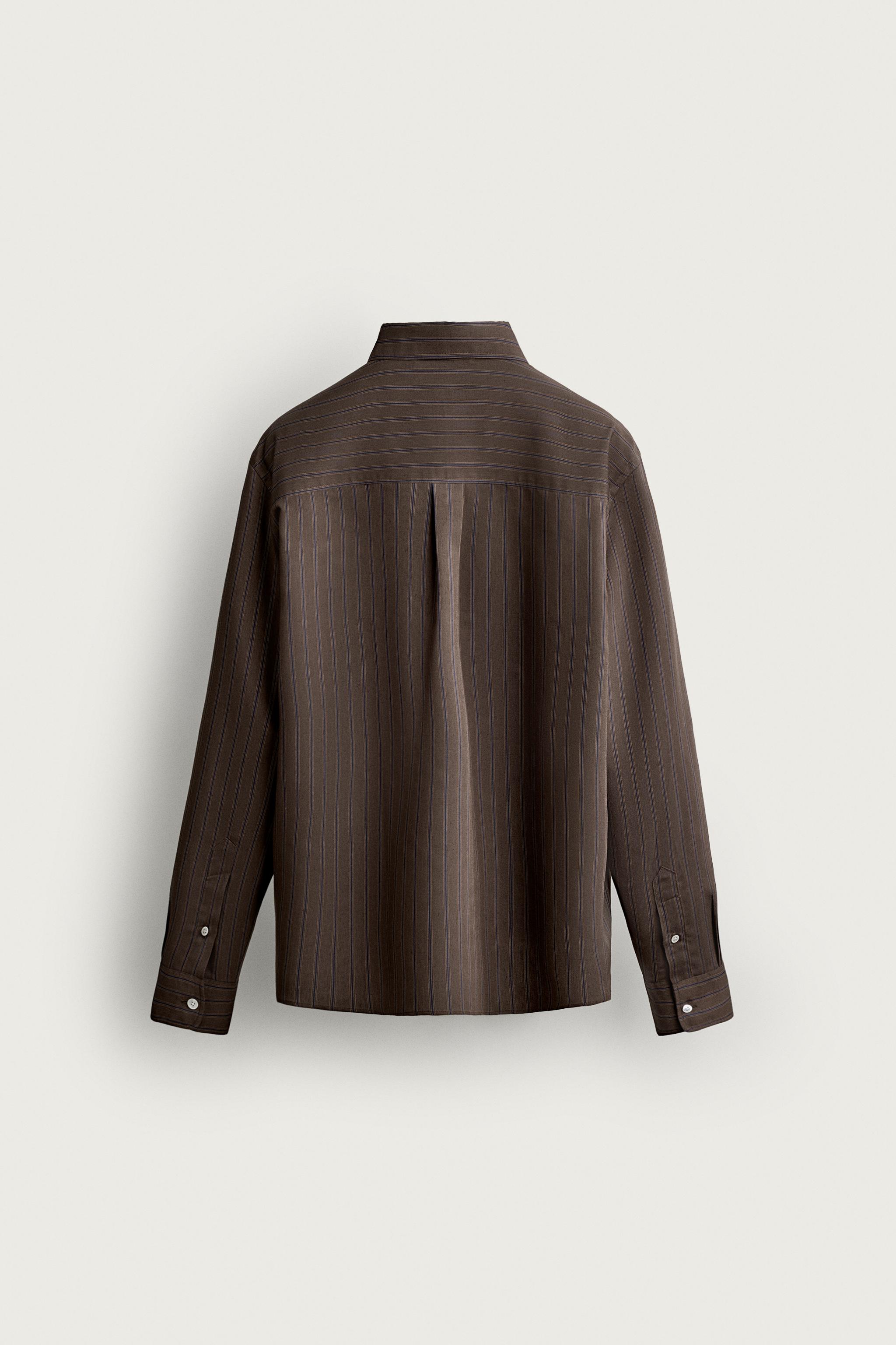 STRIPED FLUID SHIRT