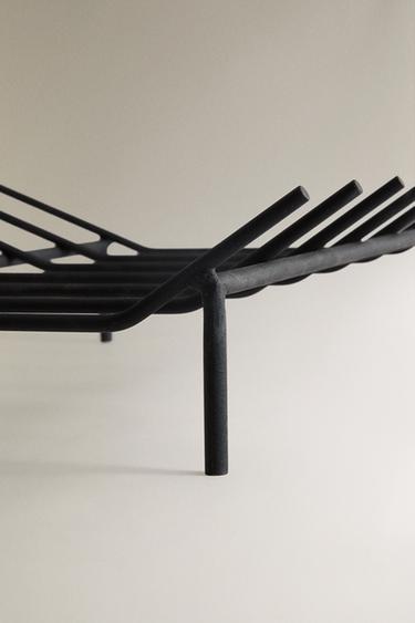 IRON FIREWOOD STAND - Brown by Zara - Image 3