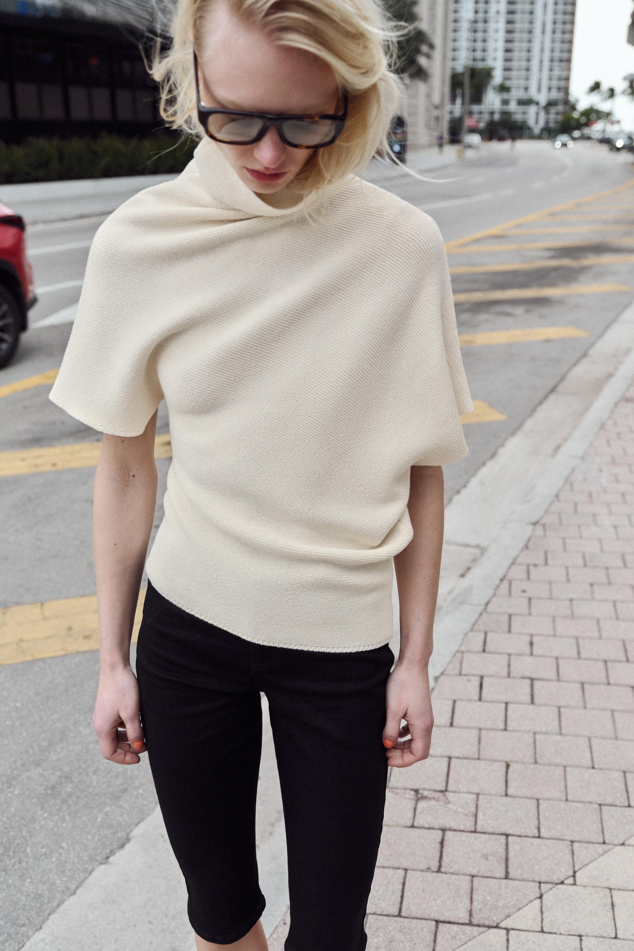 ASYMMETRIC KNIT JUMPER