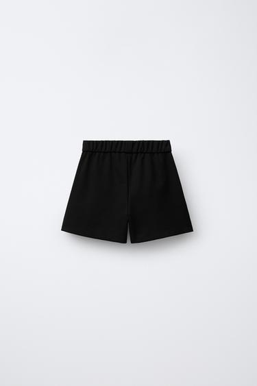 JUPE-SHORT CŒURS BRILLANTS - Noir de Zara - Image 1