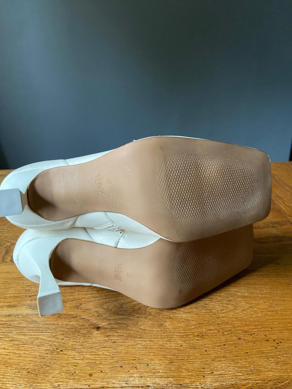LEATHER HIGH-HEEL ANKLE BOOTS - Image 6