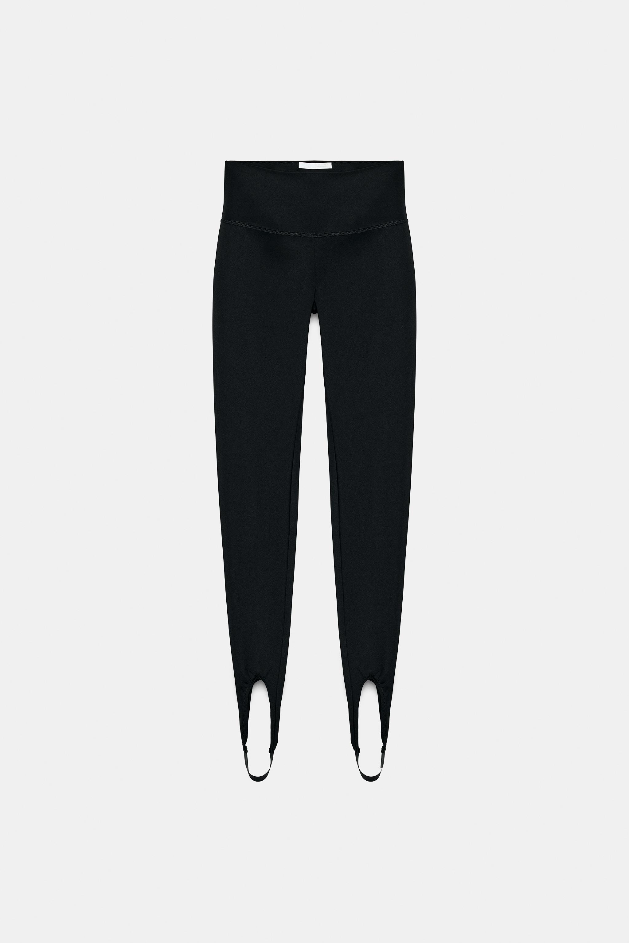 LEGGING FUSEAU EN POLYAMIDE Noir ZARA Canada