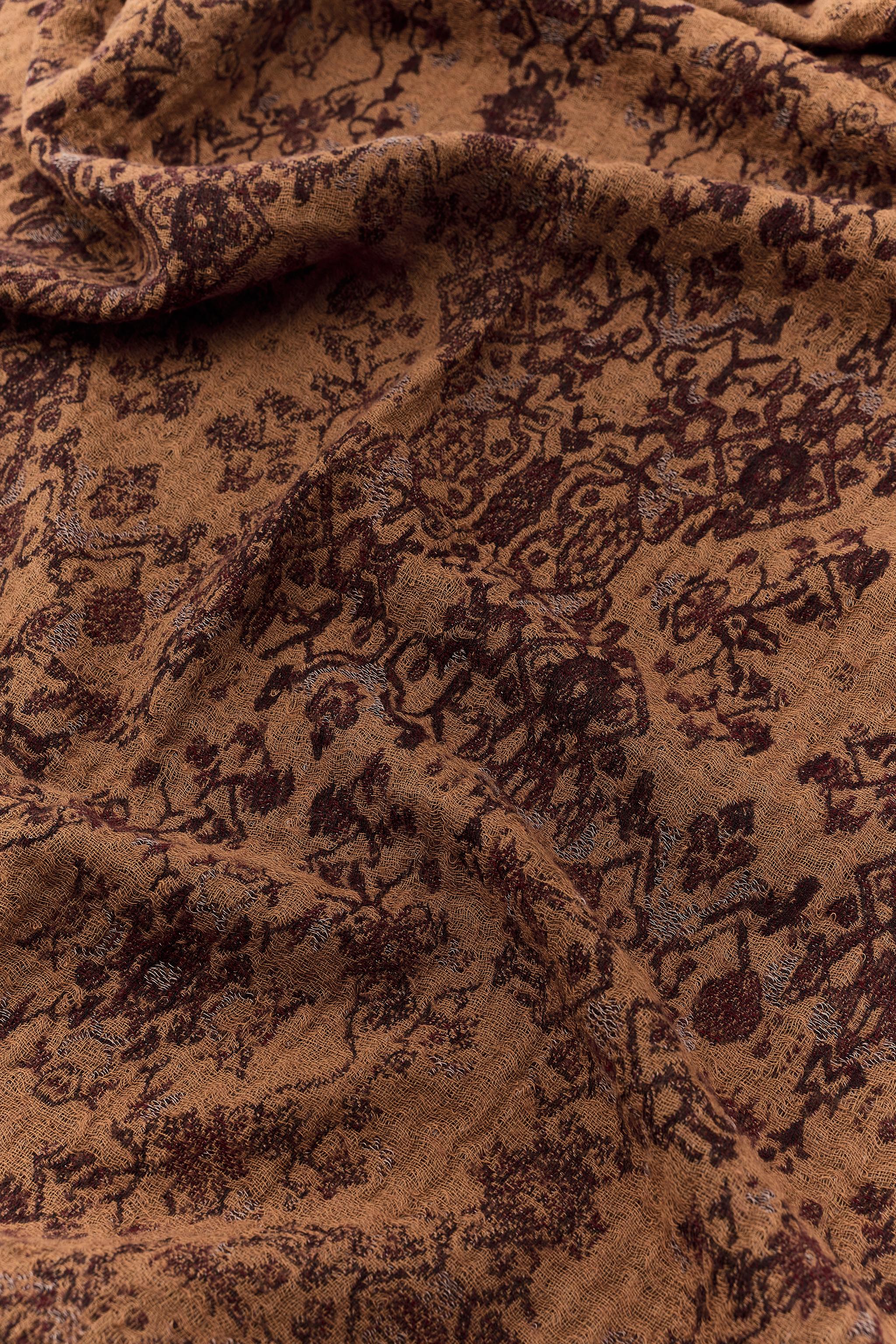 FOULARD JACQUARD AVEC LAINE