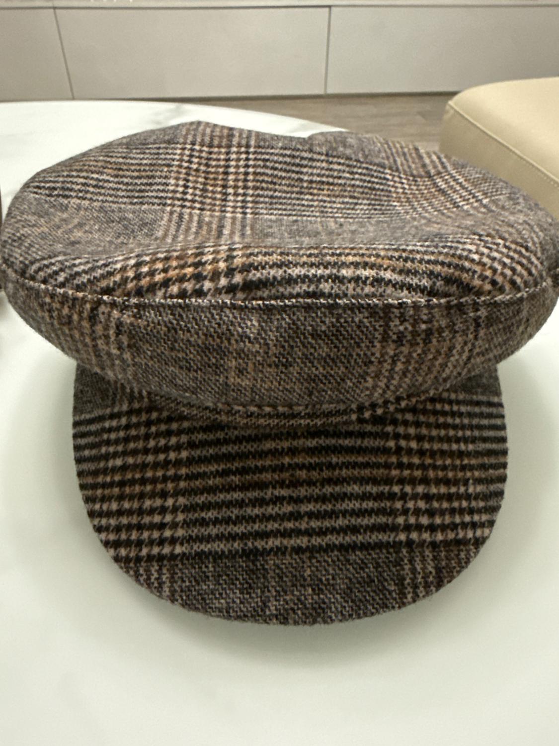 CHECK NAUTICAL CAP WITH WOOL - Image 4