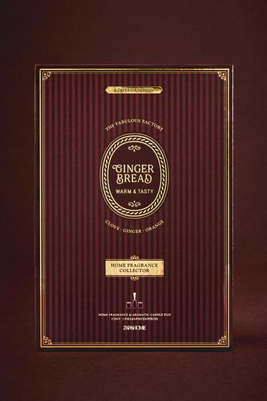 SET COFRE REGALO GINGERBREAD (SET DE 3) - Rojo de Zara