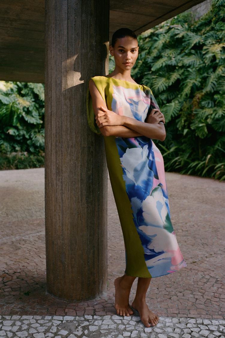 Zara Vestidos Estampados De Invierno Vestidos De Zara Primavera