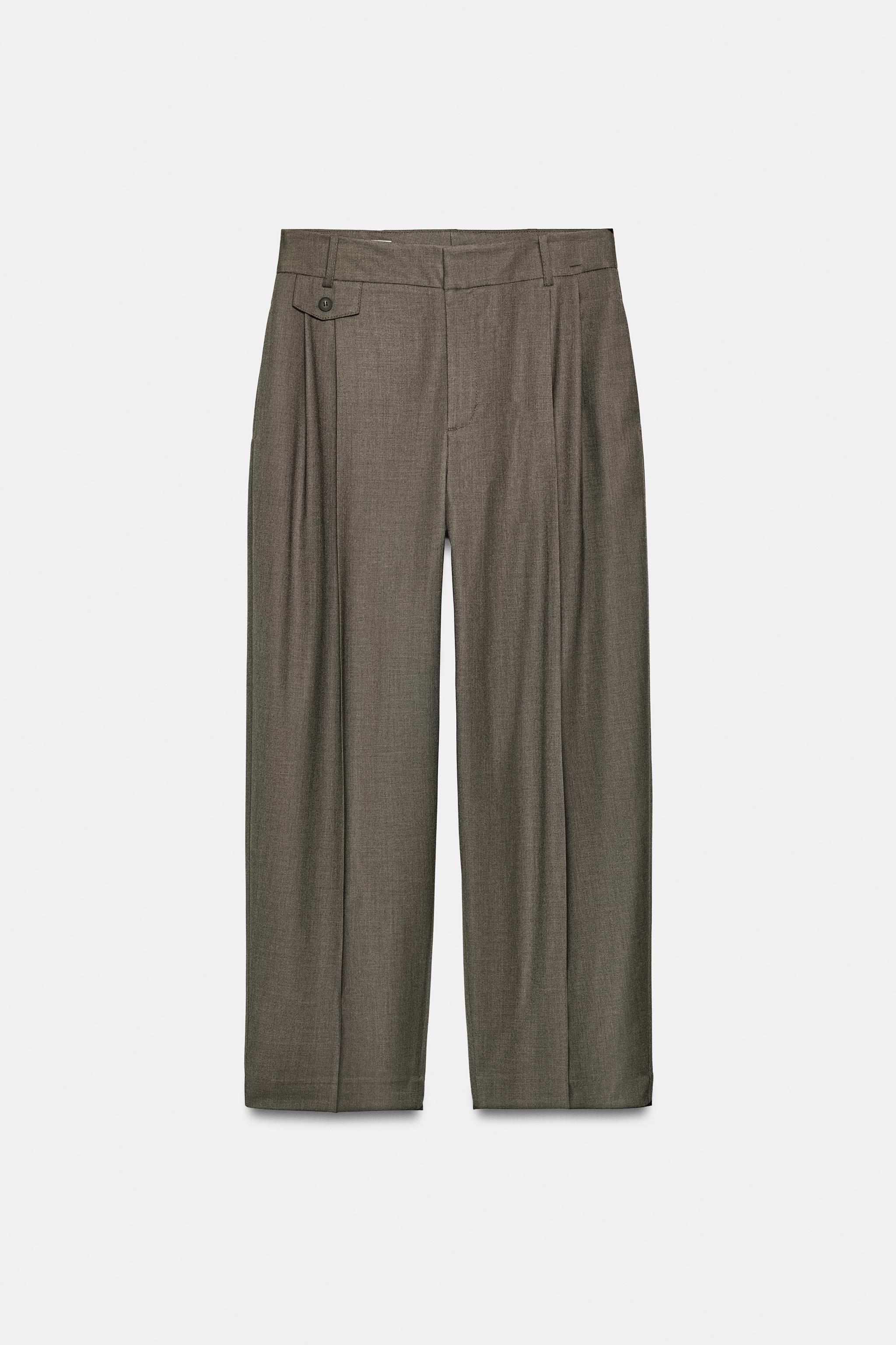 PANTALON CARROT À PINCES