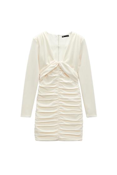 DRAPED DRESS
