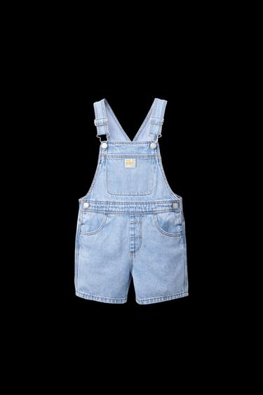 PETO CORTO DENIM - Azul claro de Zara - Imagen 0
