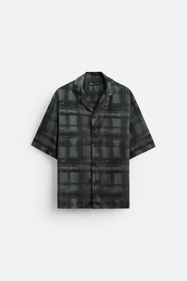 ABSTRACT PRINT SHIRT - Grey by Zara - Image 6